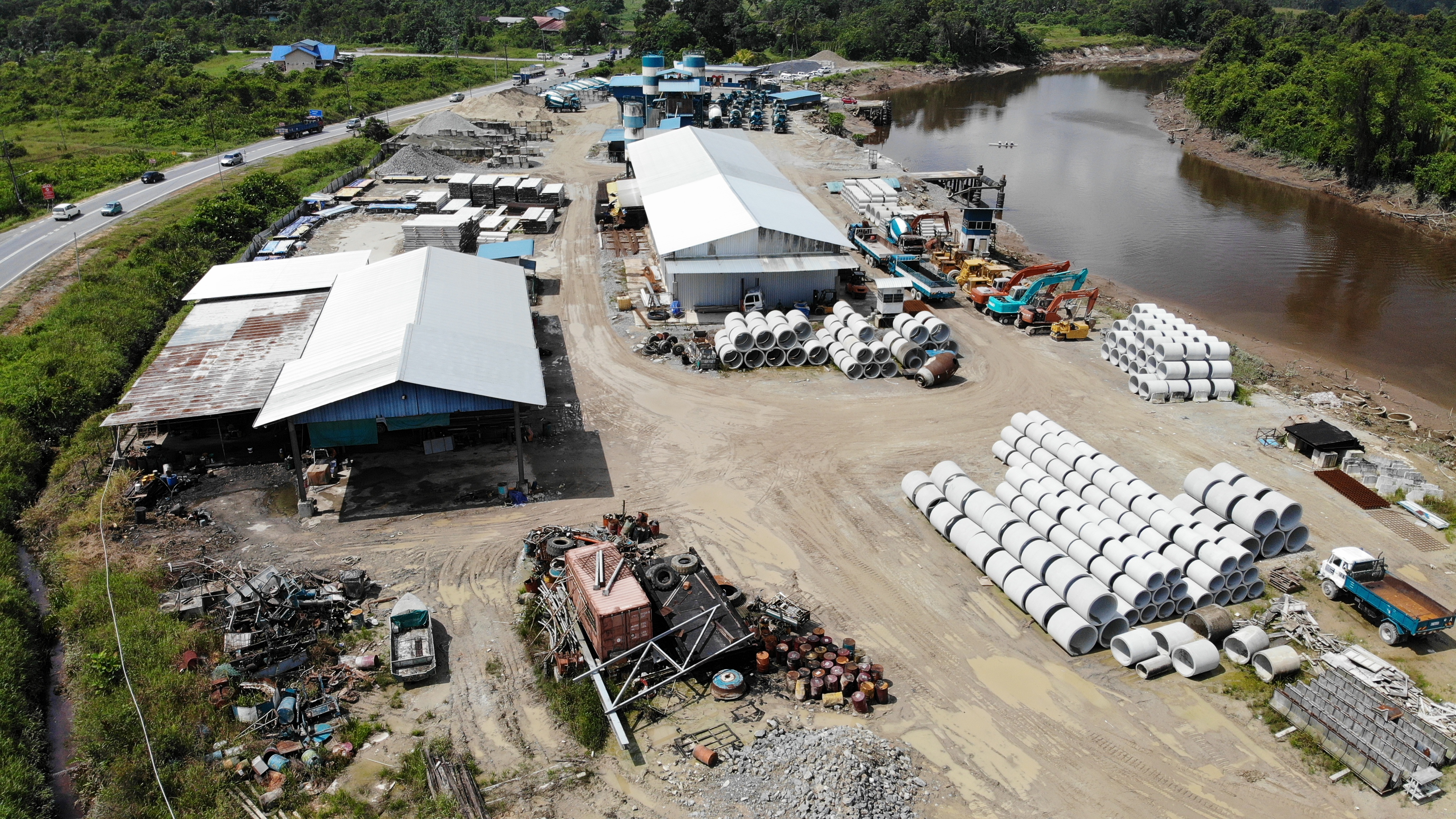Jin San Precast Facility Aerial View